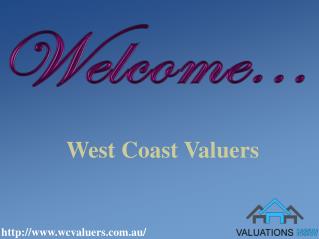 West Coast Valuers for your property valuation