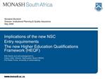 Nicolene Murdoch Director: Institutional Planning Quality Assurance May 2008