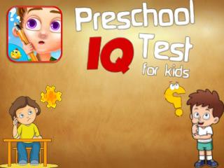 Preschool IQ Test for Kids