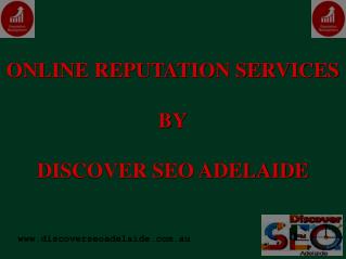 Online Reputation Services in Adelaide.