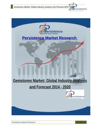 Gemstones Market: Global Industry Analysis and Forecast 2014 - 2020