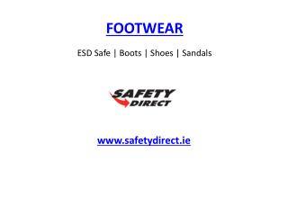 ESD Safe | Boots | Shoes | Sandals Footwear www.safetydirect.ie