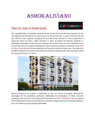 Luxury Flats in Hyderabad.