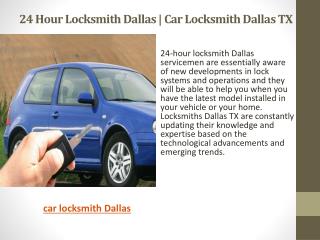 24 Hour Locksmith Dallas | Car Locksmith Dallas