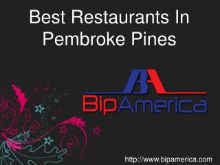 Best Restaurants In Pembroke Pines