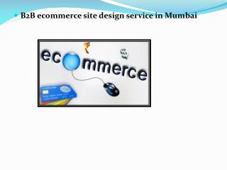 B2B ecommerce site design service in Mumbai
