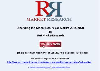 Analyzing the Global Luxury Car Market 2014-2020