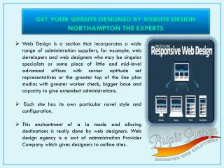 Get Your Website Designed by Website Design Northampton the Experts