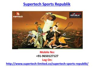 Supertech Sports Republik Housing Project