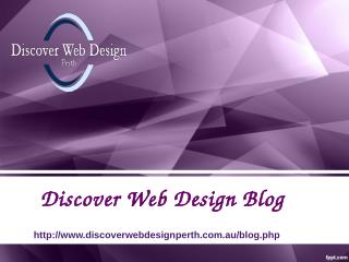 Blog Discover Web Design