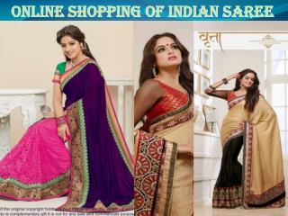 Online Shopping of Indian Saree