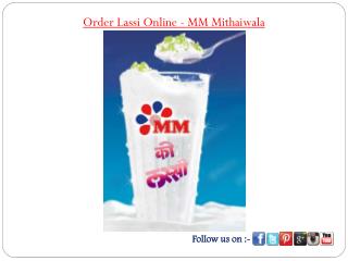 Order Lassi Online - MM Mithaiwala