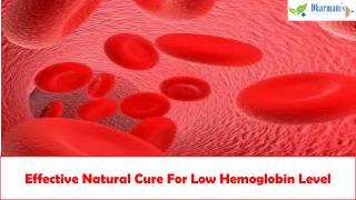 Effective Natural Cure For Low Hemoglobin Level