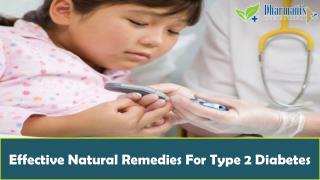 Effective Natural Remedies For Type 2 Diabetes