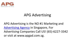 Best apg digital advertising agency singapore