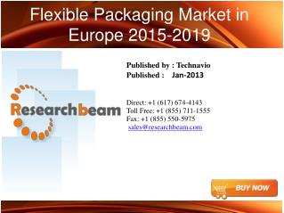 Flexible Packaging in Europe Market Size, Share, Analysis,Industry Trends 2015-2019