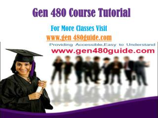 GEN 480 courses / gen480guidedotcom