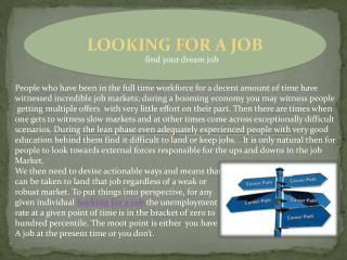 Looking for a job