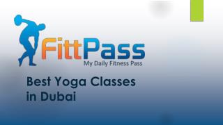 Best Yoga Classes in Dubai