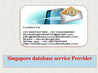 Singapore database service Provider