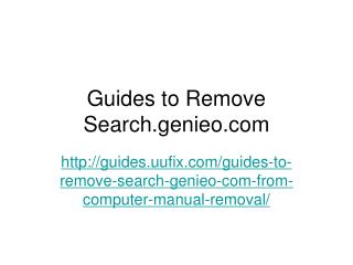 Guides to Remove Search.genieo.com