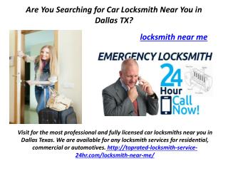 Locksmith near me
