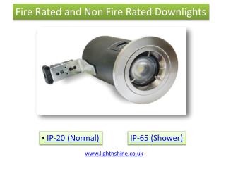 Fire Rated and Non Fire Rated Downlights