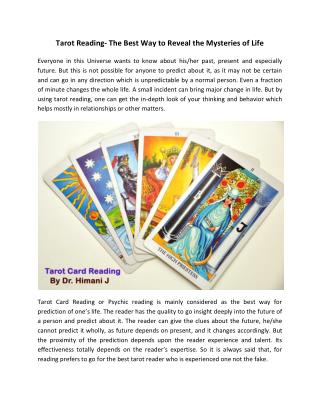 Best Tarot Card Reader in Jaipur, India | Tarot Prediction