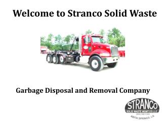 Garbage Disposal and Removal Service Company