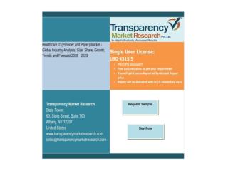 Healthcare IT (Provider and Payer) Market - Global Industry Analysis, Size, Share, Growth, Trends and Forecast