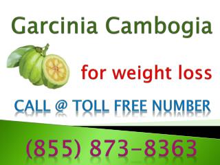 (855) 873-8363 Garcinia Cambogia Reviews