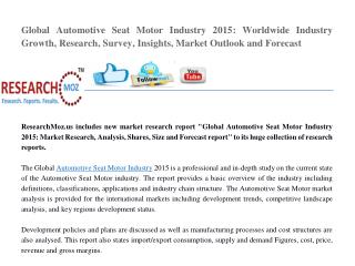 Global Automotive Seat Motor Industry 2015 Market Research Report