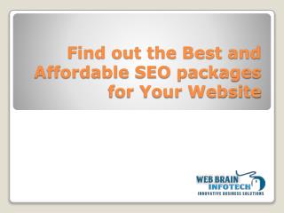 Affordable SEO Packages India, Reseller SEO Packages