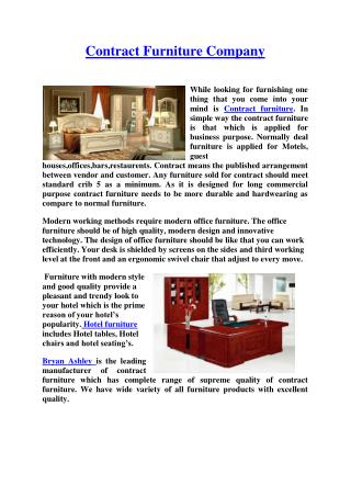 Contract Furniture Company