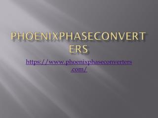 3 Phase To Single Phase Converter