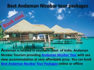 Best Andaman Nicobar tour packages