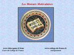 Les Moteurs Mol culaires