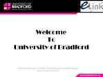 Welcome To University of Bradford