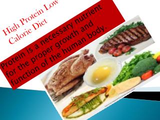 High Protein Low Calorie Diet