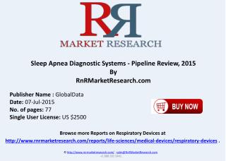 Sleep Apnea Diagnostic Systems Pipeline Assessment Review 2015