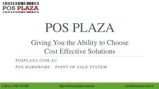 Giving You the Ability to Choose Cost Effective Solutions