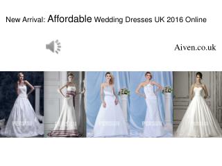 New Affordable Wedding Dresses UK arrive on Aiven.co.uk