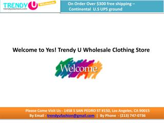 Wholesale womens clothing new arrivals