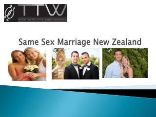 Same Sex Marriage New Zealand