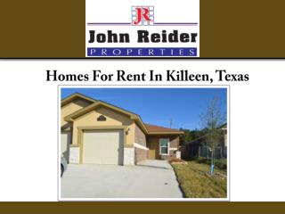 Homes For Rent In Killeen, Texas