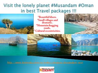 best packages for musandam oman
