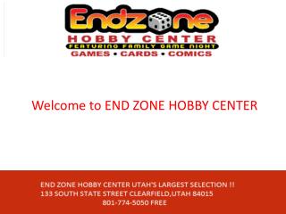 Game stores utah end zone hobby center