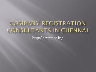 Company registration consultants in chennai