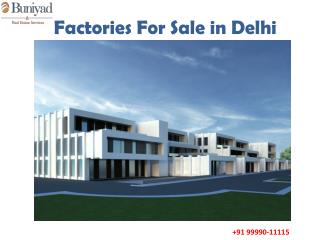Industrial Factories in Delhi