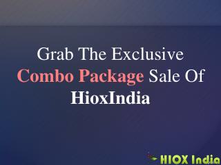 Domain Hosting Combo Offer - HioxIndia